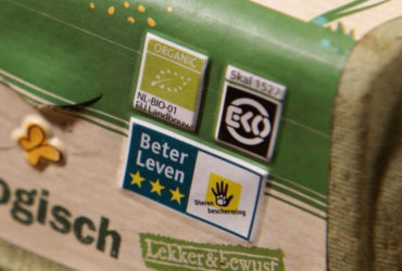 Het Beter Leven keurmerk op een eierdoos